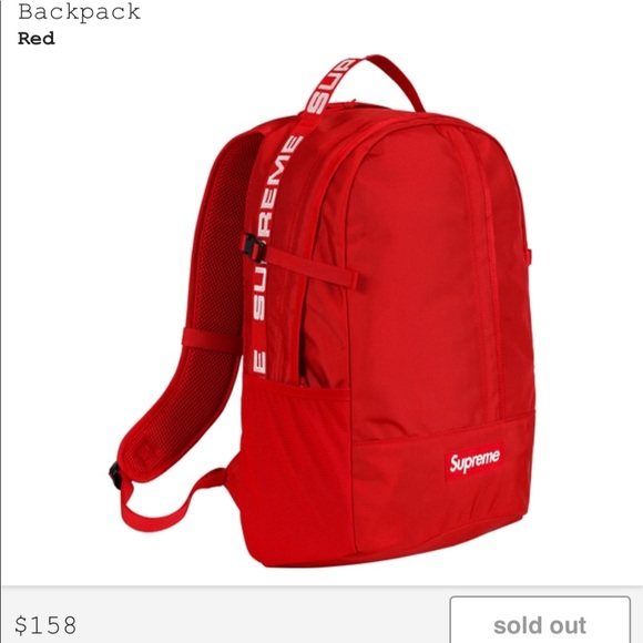【未使用】Supreme 19SS Backpack red　リュックサック Supreme - Supreme Backpack 